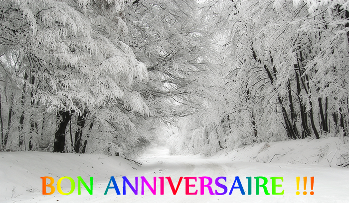 Bon anniversaire !