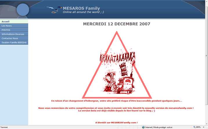 mesarosfamily.com en travaux