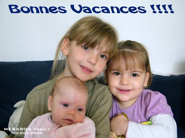 Bonnes vacances !